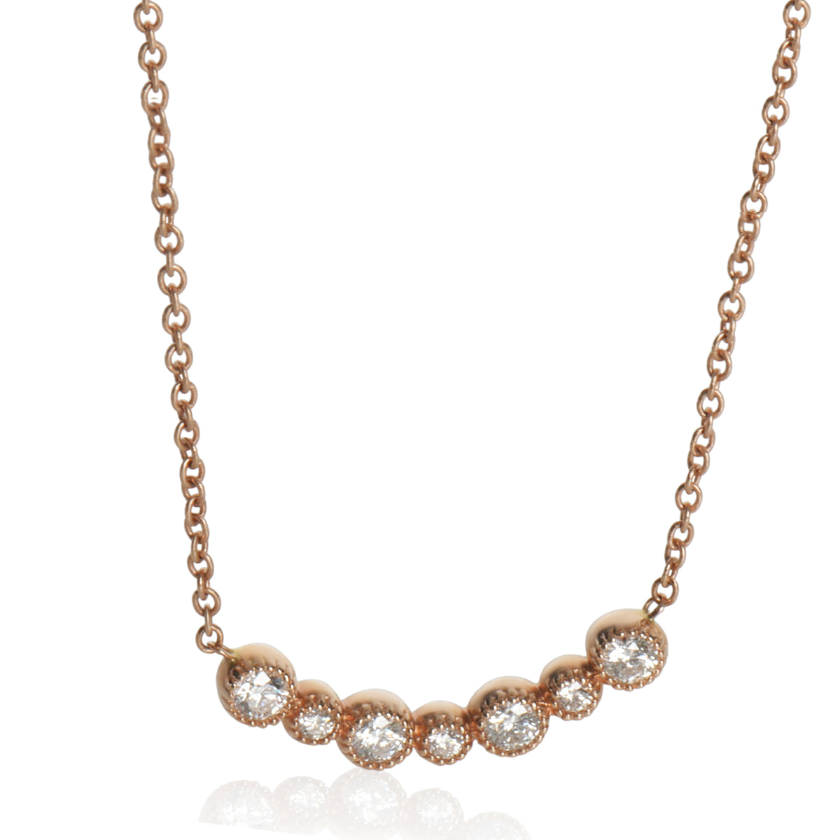 myGemma Rose Gold Diamond Pendant fv