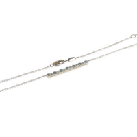 myGemma White Gold Topaz and Diamond Pendant sv