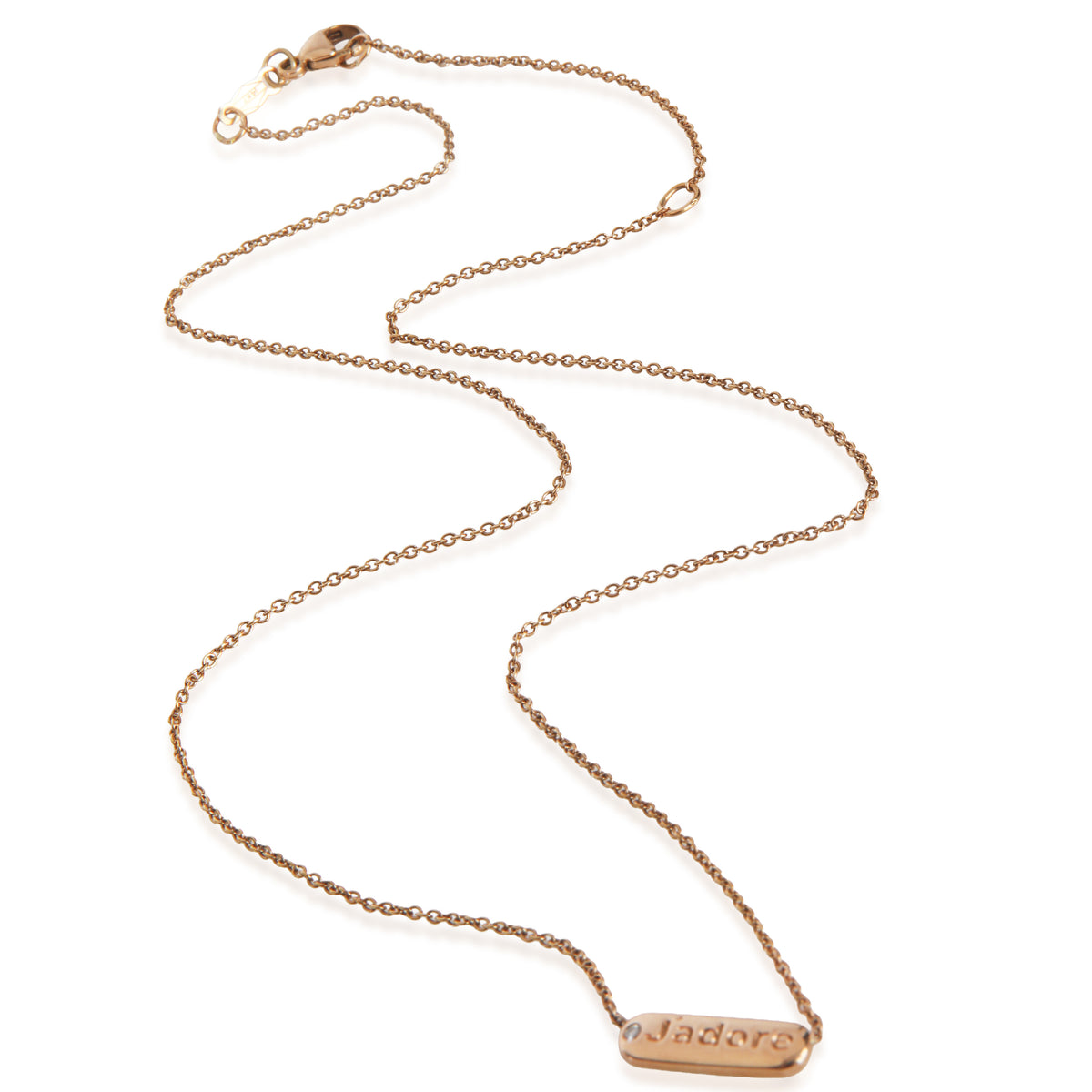 myGemma Rose Gold Diamond J'adore Pendant pv