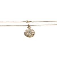 myGemma Yellow Gold Opal Round Locket Pendant sv