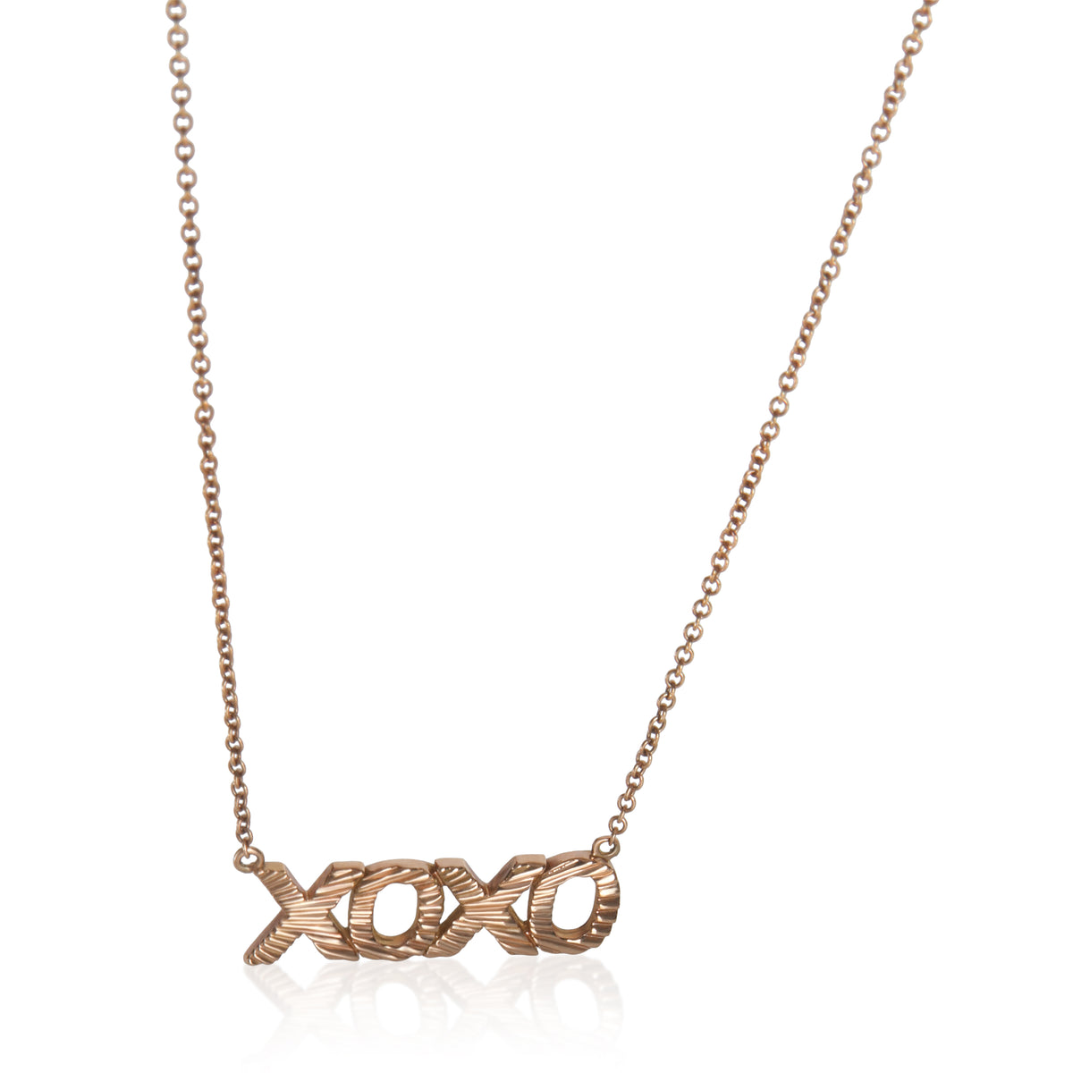 myGemma Rose Gold  XOXO Pendant fv