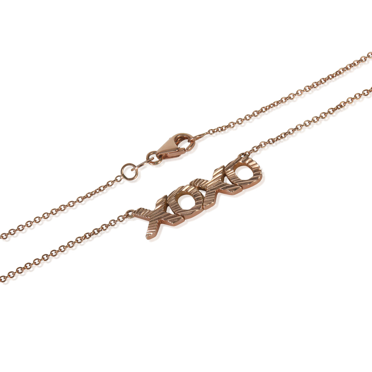 myGemma Rose Gold  XOXO Pendant sv