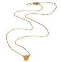 myGemma Yellow Gold  Tan Enamel Mini Initial J Pendant pv