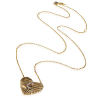 myGemma Yellow Gold Diamond Heart With Initial C Pendant pv