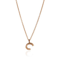 myGemma Rose Gold  Mini Initial C Pendant fv