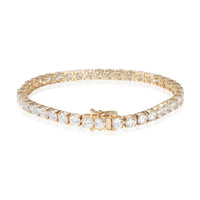 myGemma 13 ctw Yellow Gold Lab Grown Diamond Bracelet bv