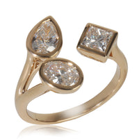 myGemma 1.51 ctw Yellow Gold Lab Grown Diamond Bypass Ring pv