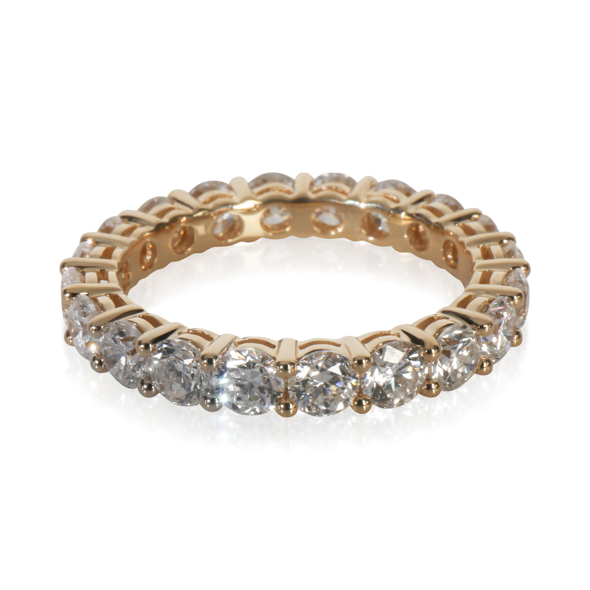 myGemma 2.96 ctw Yellow Gold Lab Grown Diamond Band sv