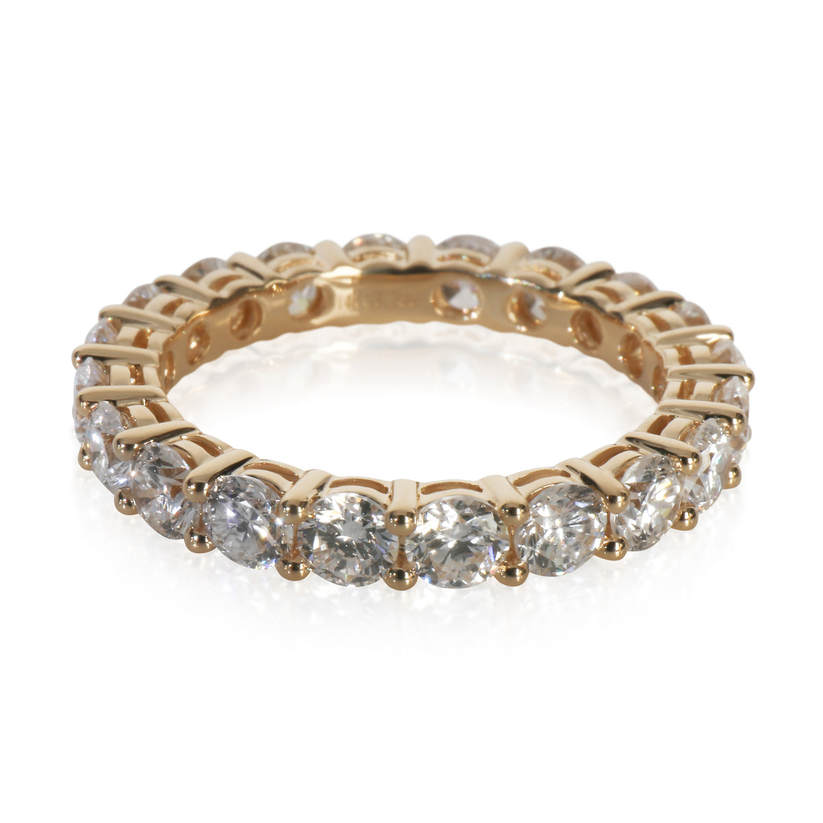myGemma 2.96 ctw Yellow Gold Lab Grown Diamond Band fv