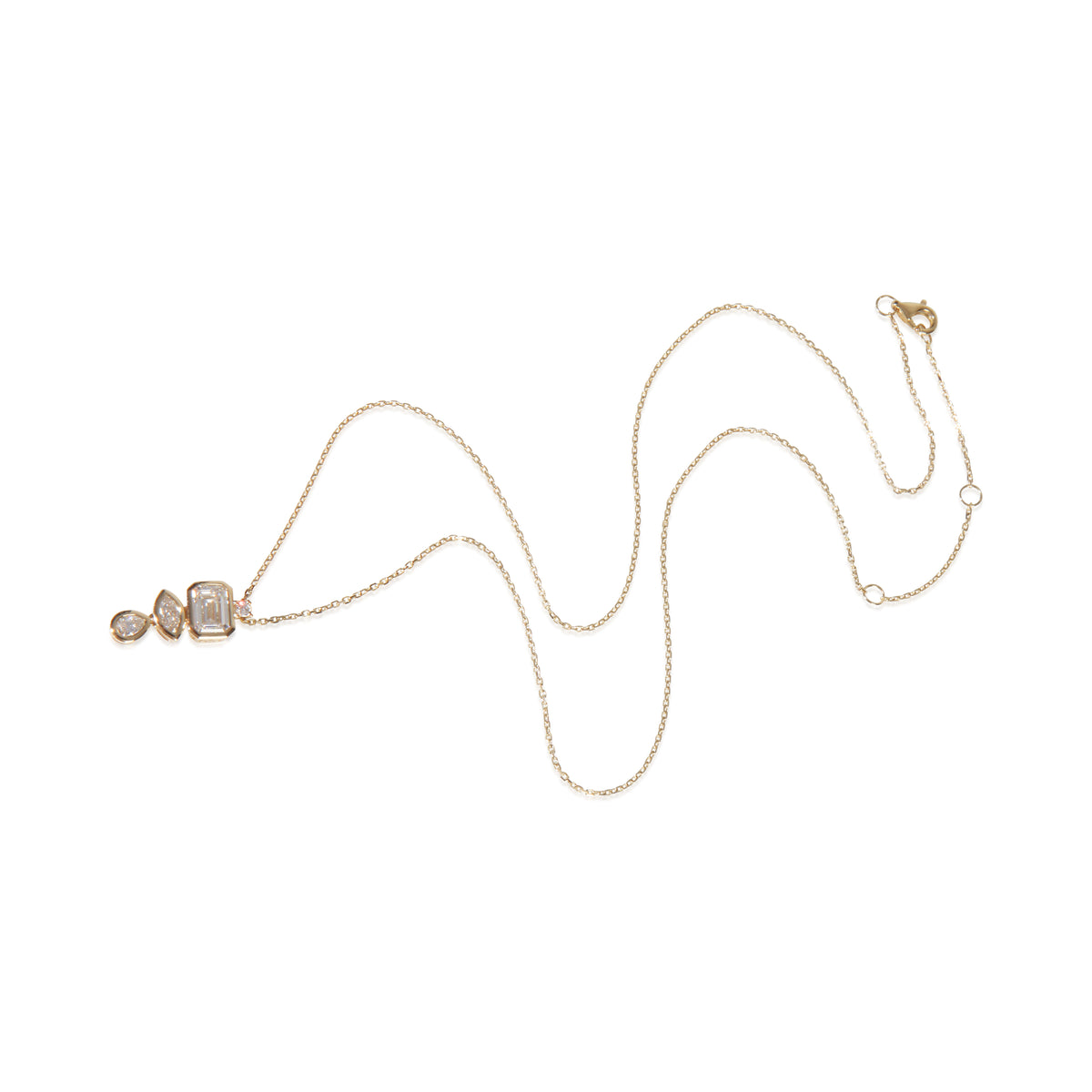 myGemma 1.42 ctw Yellow Gold Lab Grown Diamond Pendant pv
