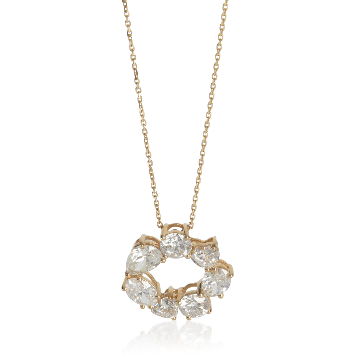 myGemma 4.98 ctw Yellow Gold Lab Grown Diamond Pendant fv