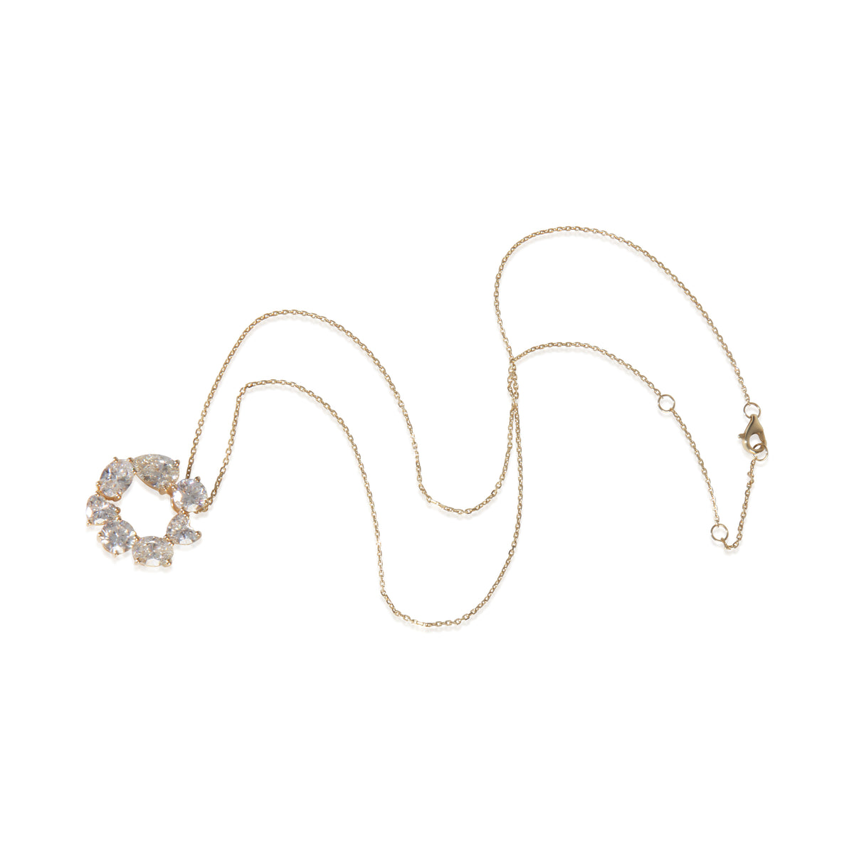 myGemma 4.98 ctw Yellow Gold Lab Grown Diamond Pendant pv