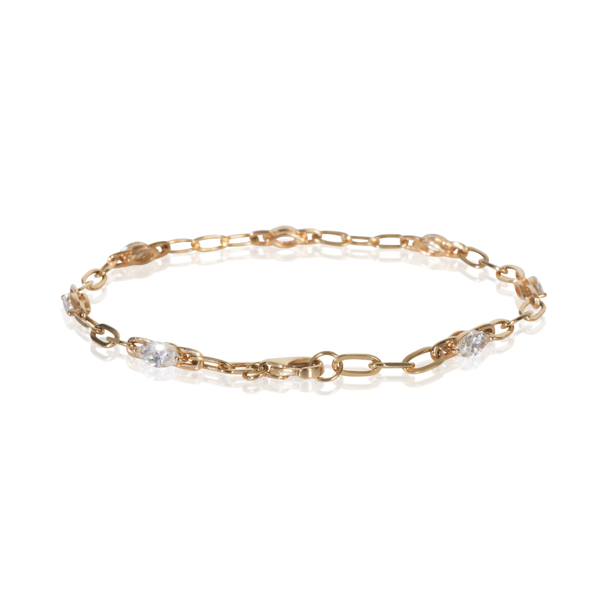 myGemma 1.38 ctw Yellow Gold Lab Grown Diamond Bracelet pv