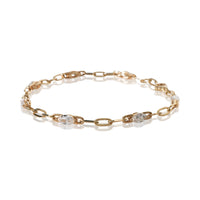 myGemma 1.38 ctw Yellow Gold Lab Grown Diamond Bracelet sv