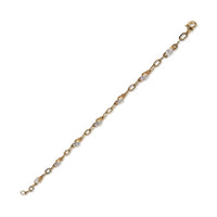 myGemma 1.38 ctw Yellow Gold Lab Grown Diamond Bracelet bv
