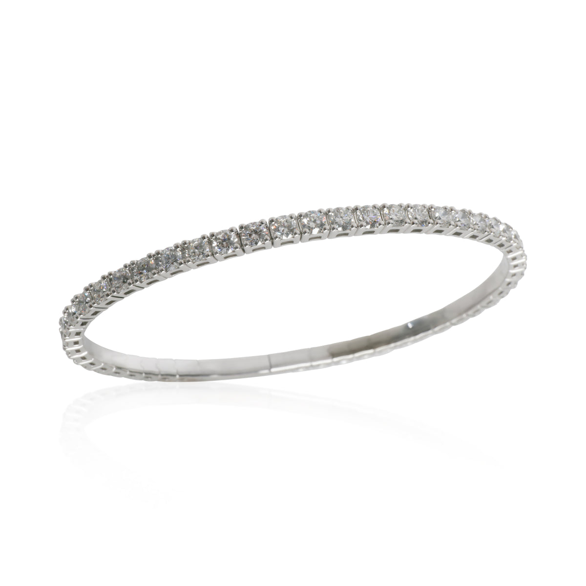 myGemma 5.34 ctw White Gold Lab Grown Diamond Bracelet bv