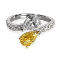 myGemma 2.5 ctw White Gold & Yellow Gold Lab Grown Diamond Ring fv