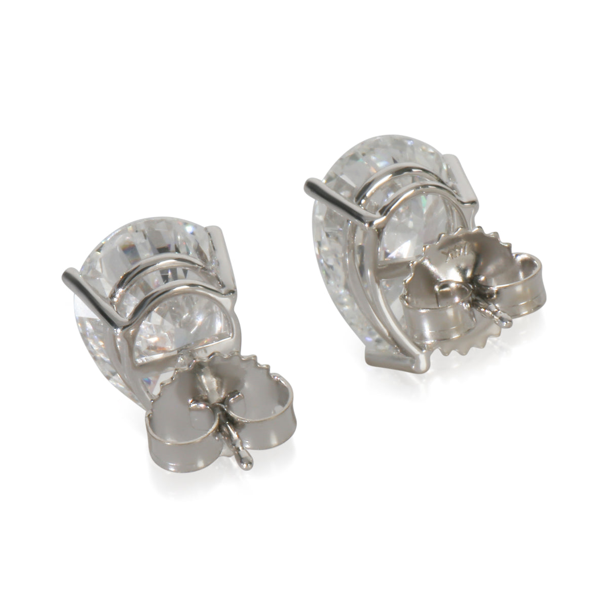 myGemma 6.08 ctw White Gold Lab Grown Diamond Earrings bv