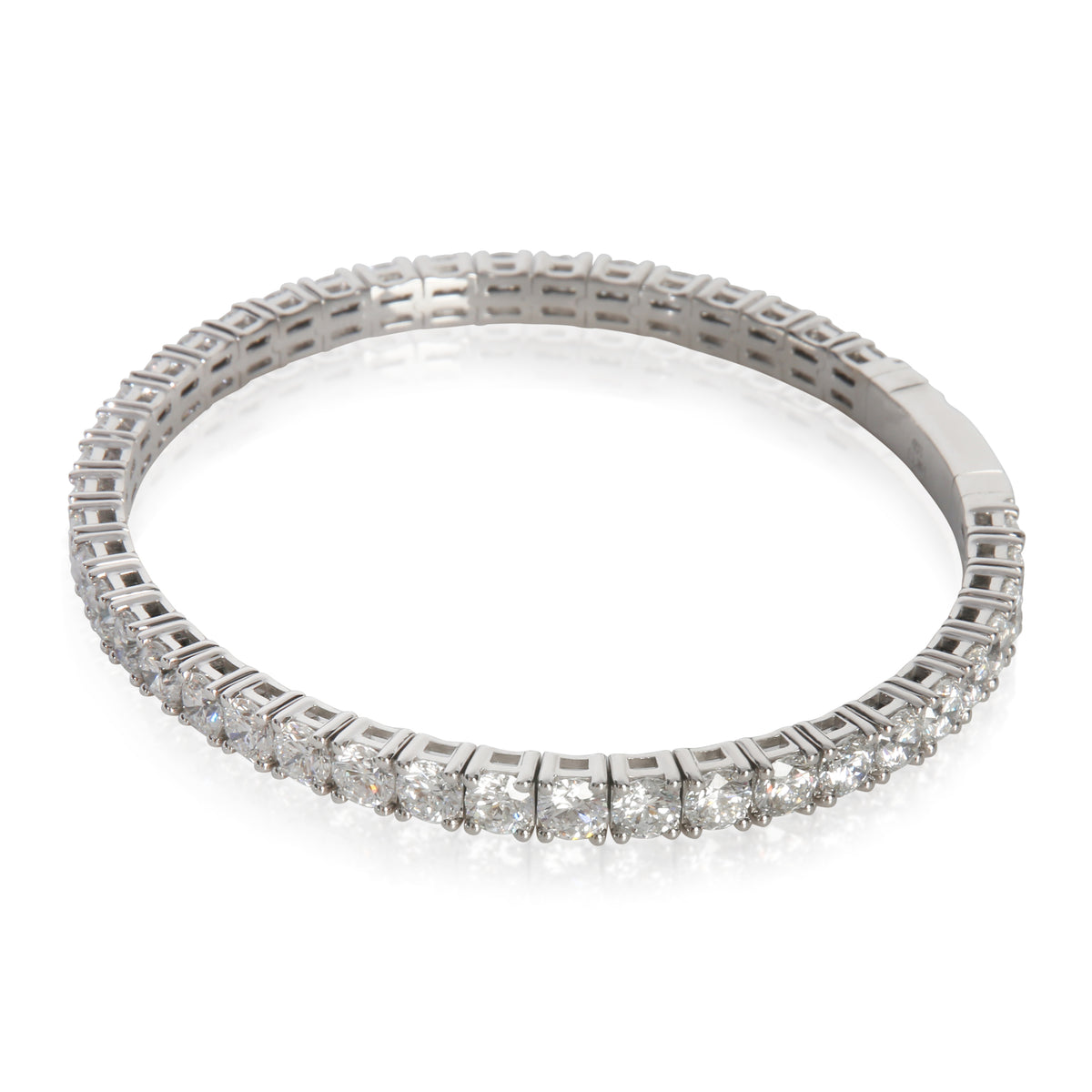 myGemma 10.72 ctw White Gold Lab Grown Diamond Bracelet sv