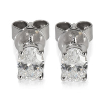 myGemma White Gold Lab Grown Diamond Earrings fv