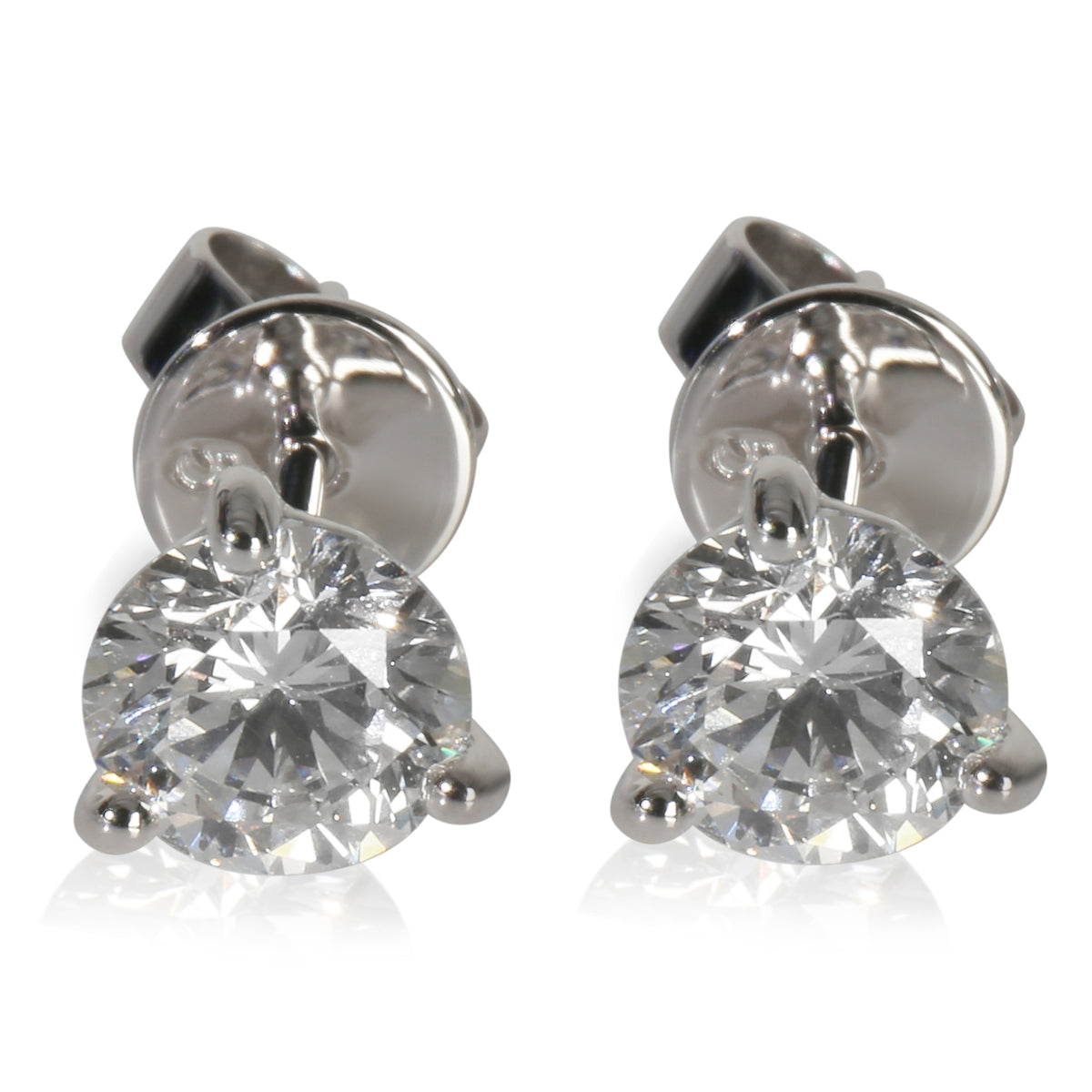 myGemma 1.52 ctw White Gold Lab Grown Diamond Earrings fv