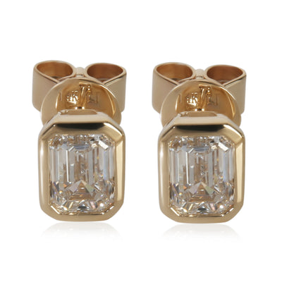 myGemma 1.67 ctw Yellow Gold Lab Grown Diamond Stud Earring fv