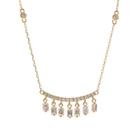 myGemma Yellow Gold Diamond Fringe Necklace fv