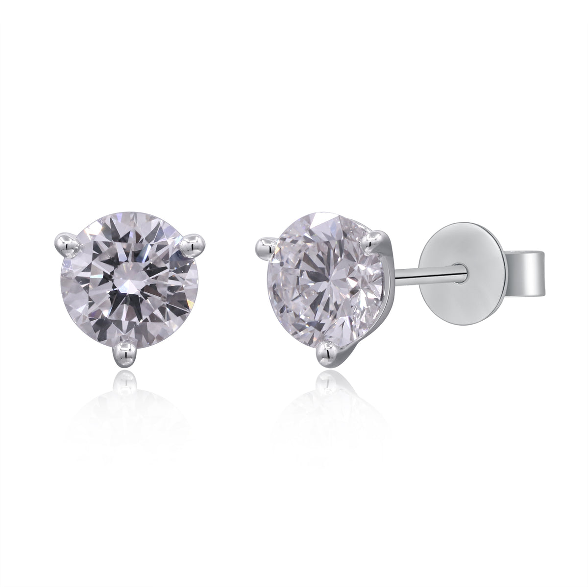 myGemma 2.06 ctw White Gold Lab Grown Diamond Earrings 3