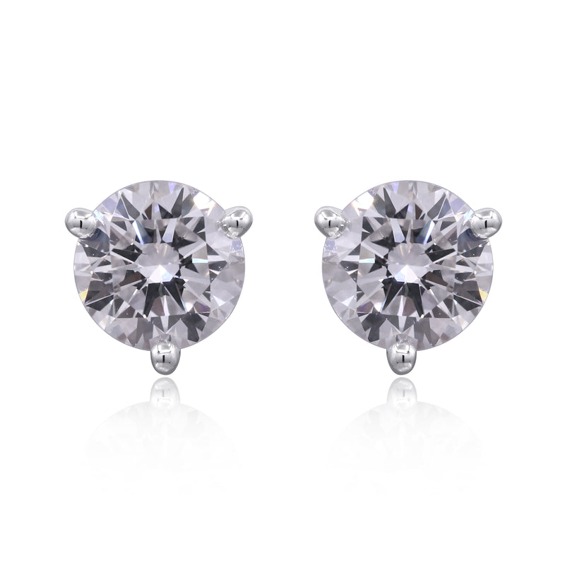 myGemma 2.06 ctw White Gold Lab Grown Diamond Earrings fv