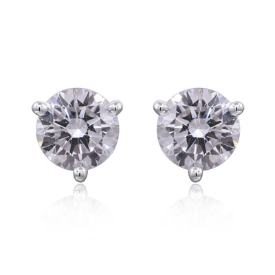 myGemma 2.06 ctw White Gold Lab Grown Diamond Earrings fv