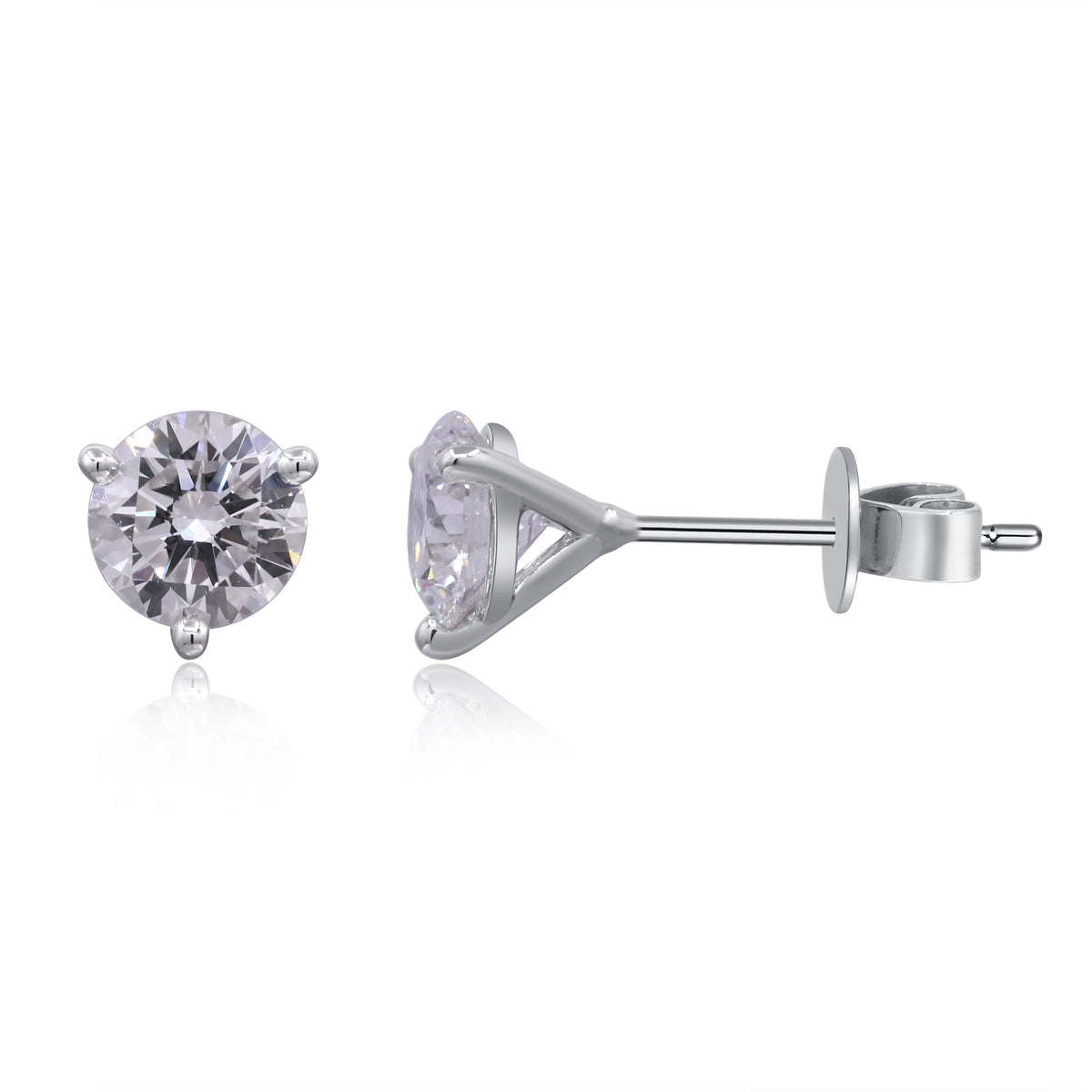 myGemma 2.06 ctw White Gold Lab Grown Diamond Earrings 2