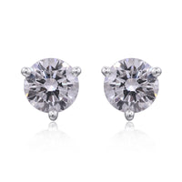 myGemma 2.06 ctw White Gold Lab Grown Diamond Earrings fv