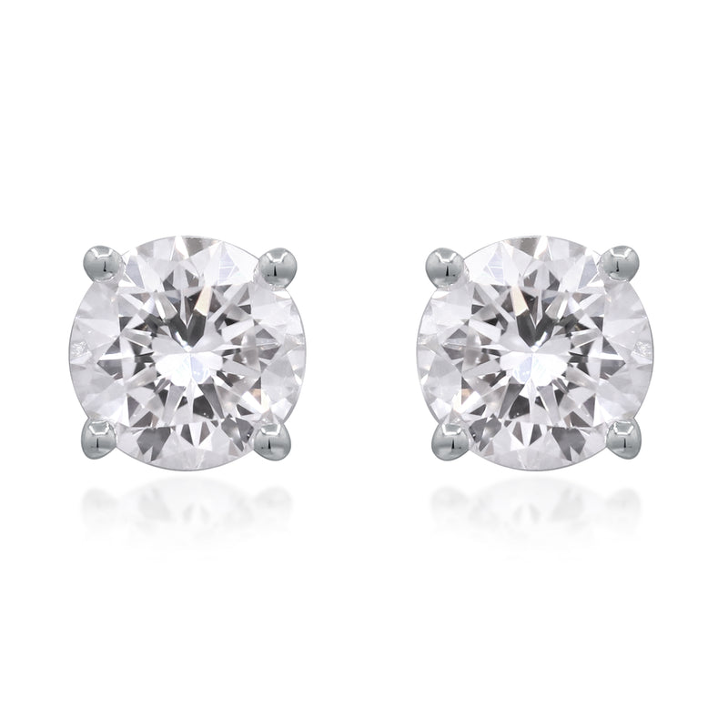 myGemma 1.51 ctw White Gold Lab Grown Diamond Earrings fv
