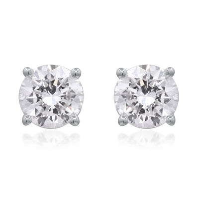 myGemma 1.51 ctw White Gold Lab Grown Diamond Earrings fv