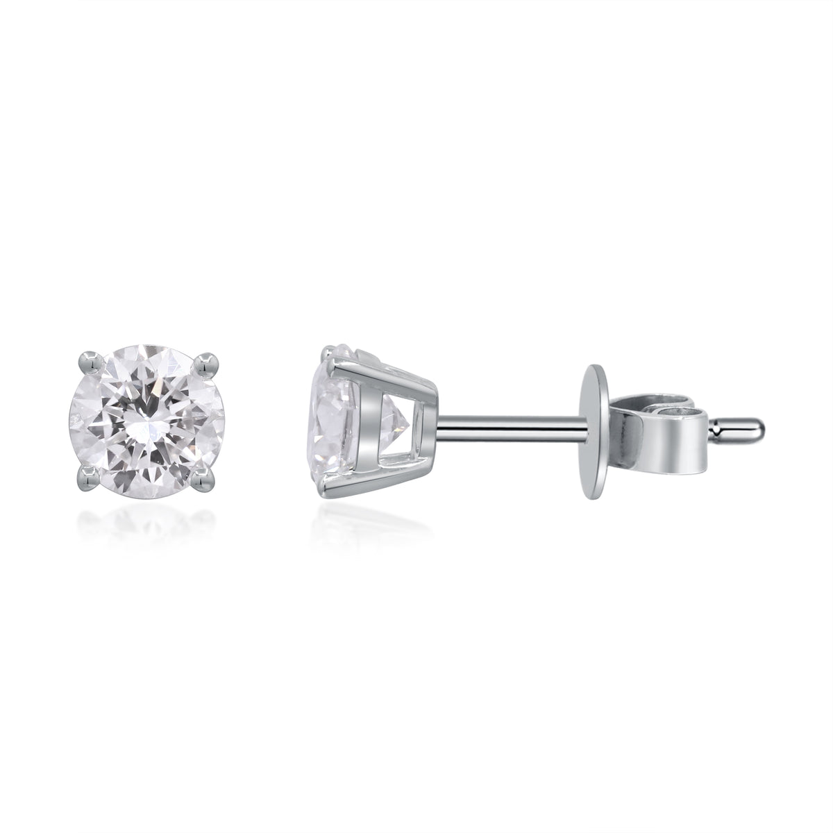myGemma 1.51 ctw White Gold Lab Grown Diamond Earrings 2