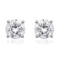 myGemma 1.51 ctw White Gold Lab Grown Diamond Earrings fv