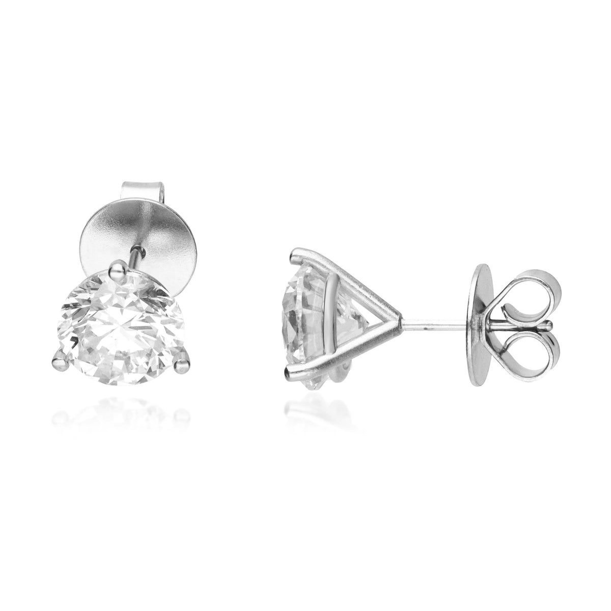 myGemma 2.03 ctw White Gold Lab Grown Diamond Earrings 2