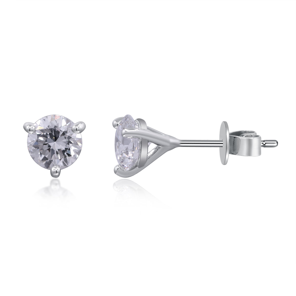 myGemma 1.52 ctw White Gold Lab Grown Diamond Earrings 2