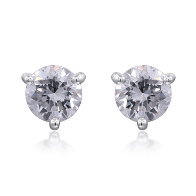 myGemma 1.52 ctw White Gold Lab Grown Diamond Earrings fv