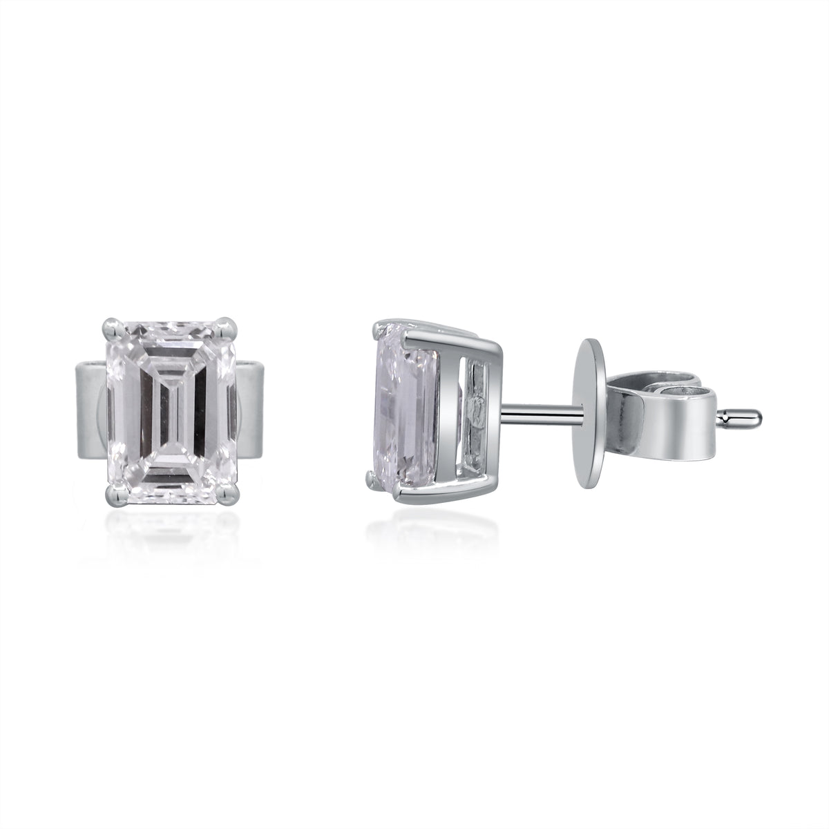 myGemma 1.64 ctw White Gold Lab Grown Diamond Earrings 3