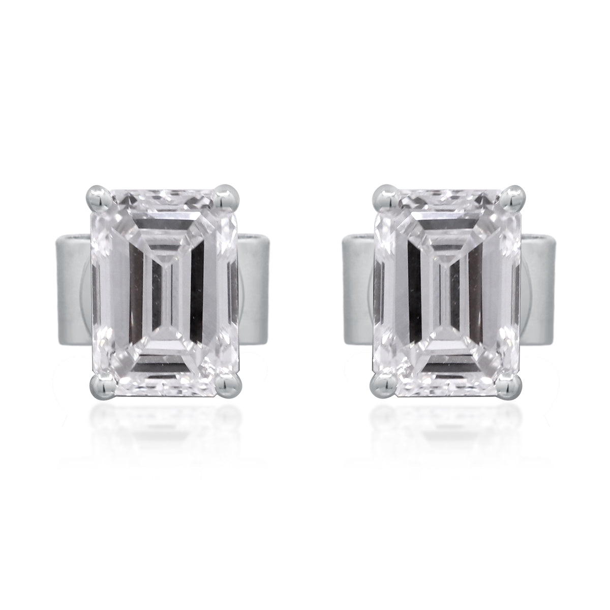 myGemma 1.64 ctw White Gold Lab Grown Diamond Earrings fv