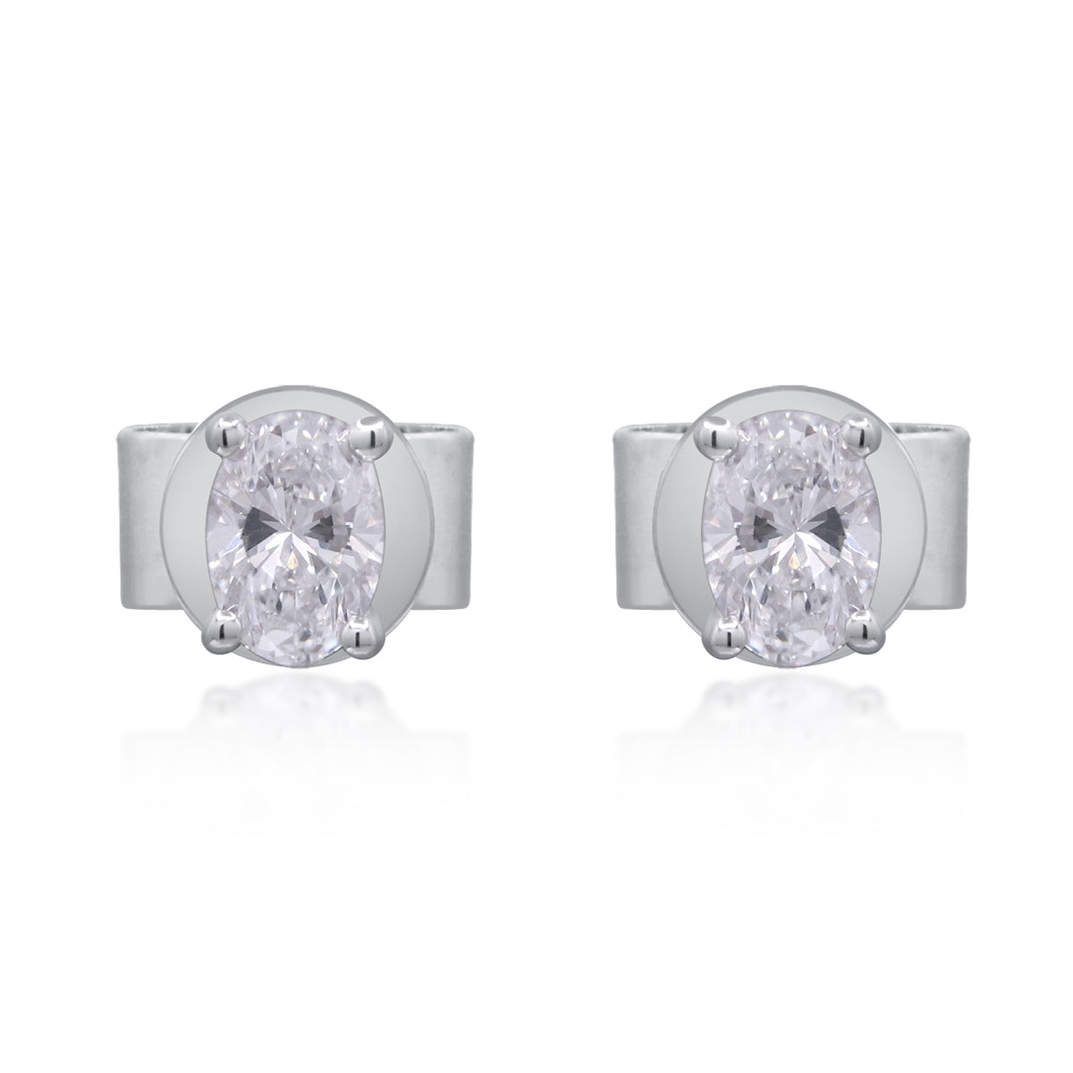 myGemma 0.5 ctw White Gold Lab Grown Diamond Earrings fv