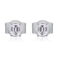 myGemma 0.47 ctw White Gold Lab Grown Diamond Earrings fv