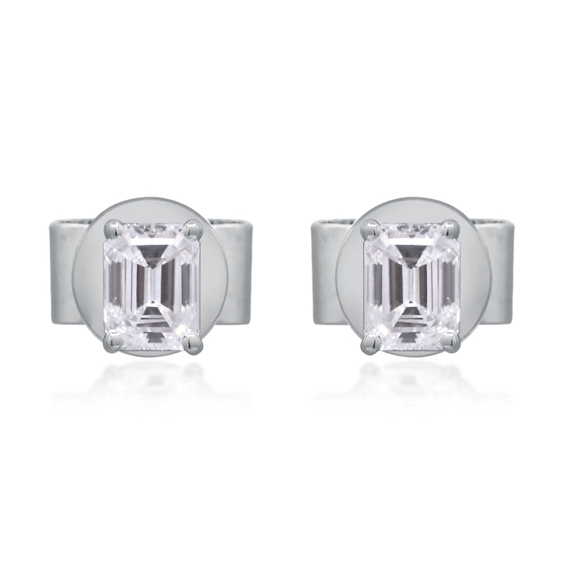 myGemma 0.47 ctw White Gold Lab Grown Diamond Earrings fv