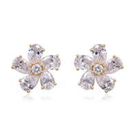 myGemma 2.7 ctw Yellow Gold Lab Grown Diamond Earrings fv