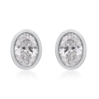 myGemma 2.07 ctw White Gold Lab Grown Diamond Earrings fv
