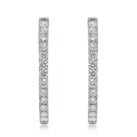 myGemma 3.06 ctw White Gold Lab Grown Diamond Earrings 2