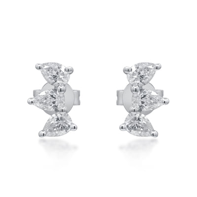 myGemma 0.59 ctw White Gold Lab Grown Diamond Earrings fv