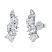 myGemma 3.45 ctw White Gold Lab Grown Diamond Earrings 2