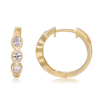 myGemma 0.87 ctw Yellow Gold Lab Grown Diamond Earrings 3